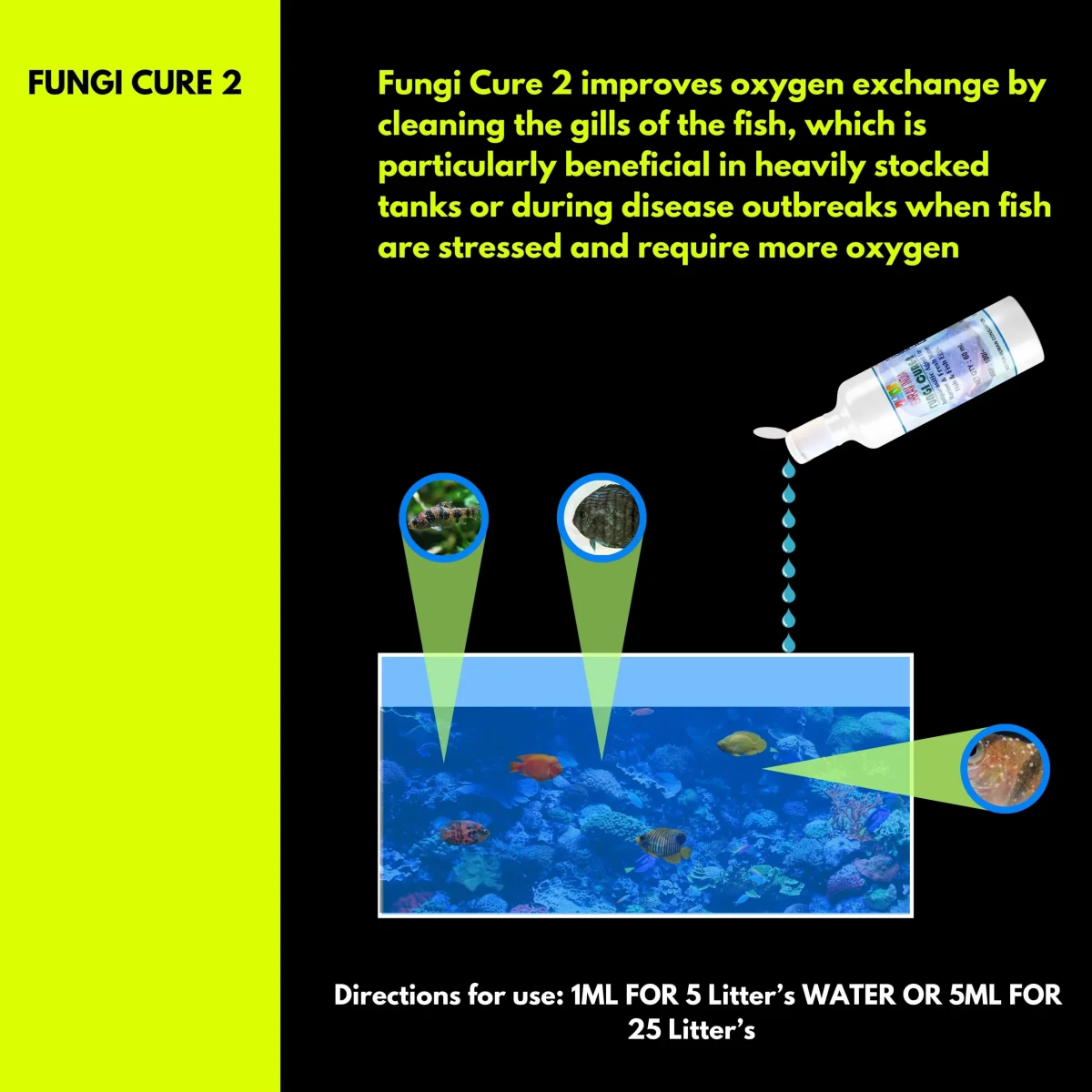 FUNGI CURE 2 - Anti parasitic Agent for Marine and Fresh Water Fish Combo - Image 2