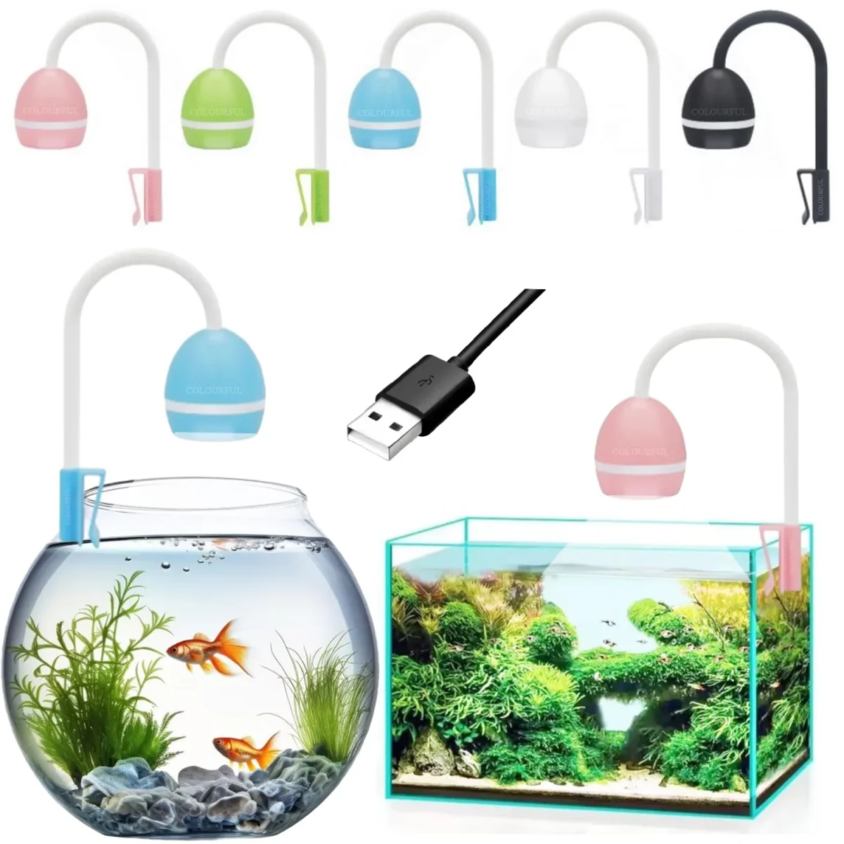 Mini USB Full Spectrum Clip Refugium Light - Image 1