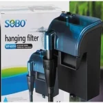 SOBO WP‑607H Hang‑On Back (HOB) Aquarium Filter | 12 W | 600 L/H Flow – 3-Stage Filtration, Adjustable Flow