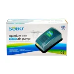 SOBO SB‑108 Two‑Way Aquarium Air Pump – Energy‑Saving, Low‑Noise Dual Outlet Aeration for Fresh & Saltwater