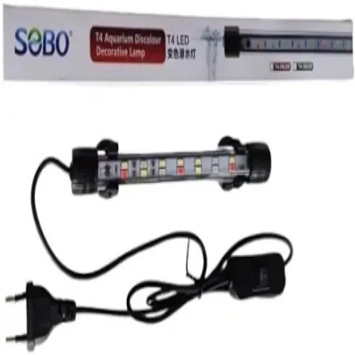 Sobo T4-20 Aquarium Submersible LED Lamp – 5.5W Waterproof Lighting for Fish Tanks