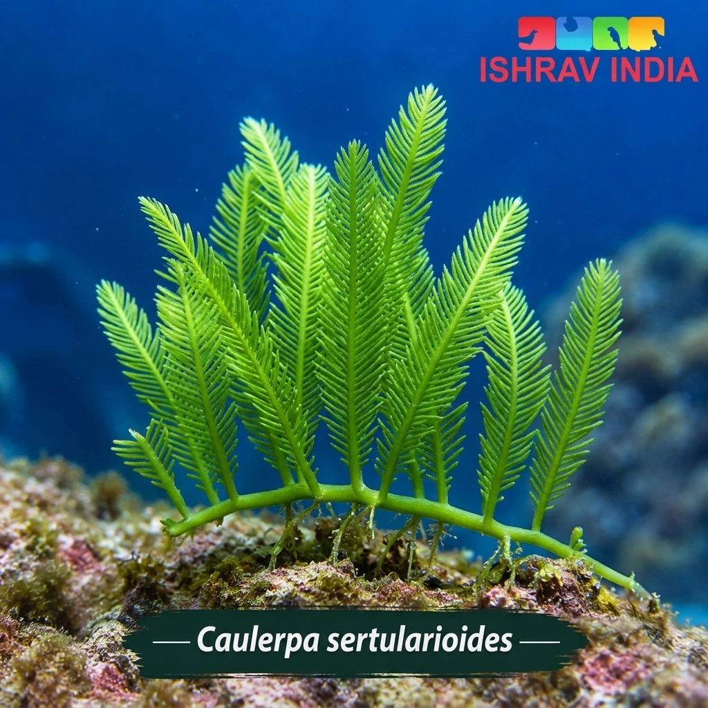 Caulerpa sertularioides marine macroalgae for a saltwater aquarium